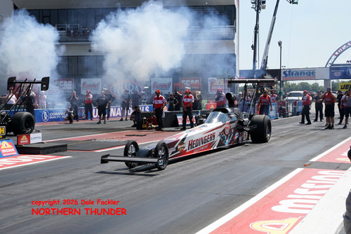 T.J. Tindle (near lane) vs Richie Crampton (far lane)